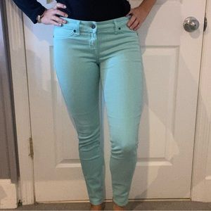 Mint green Rich & Skinny jeans